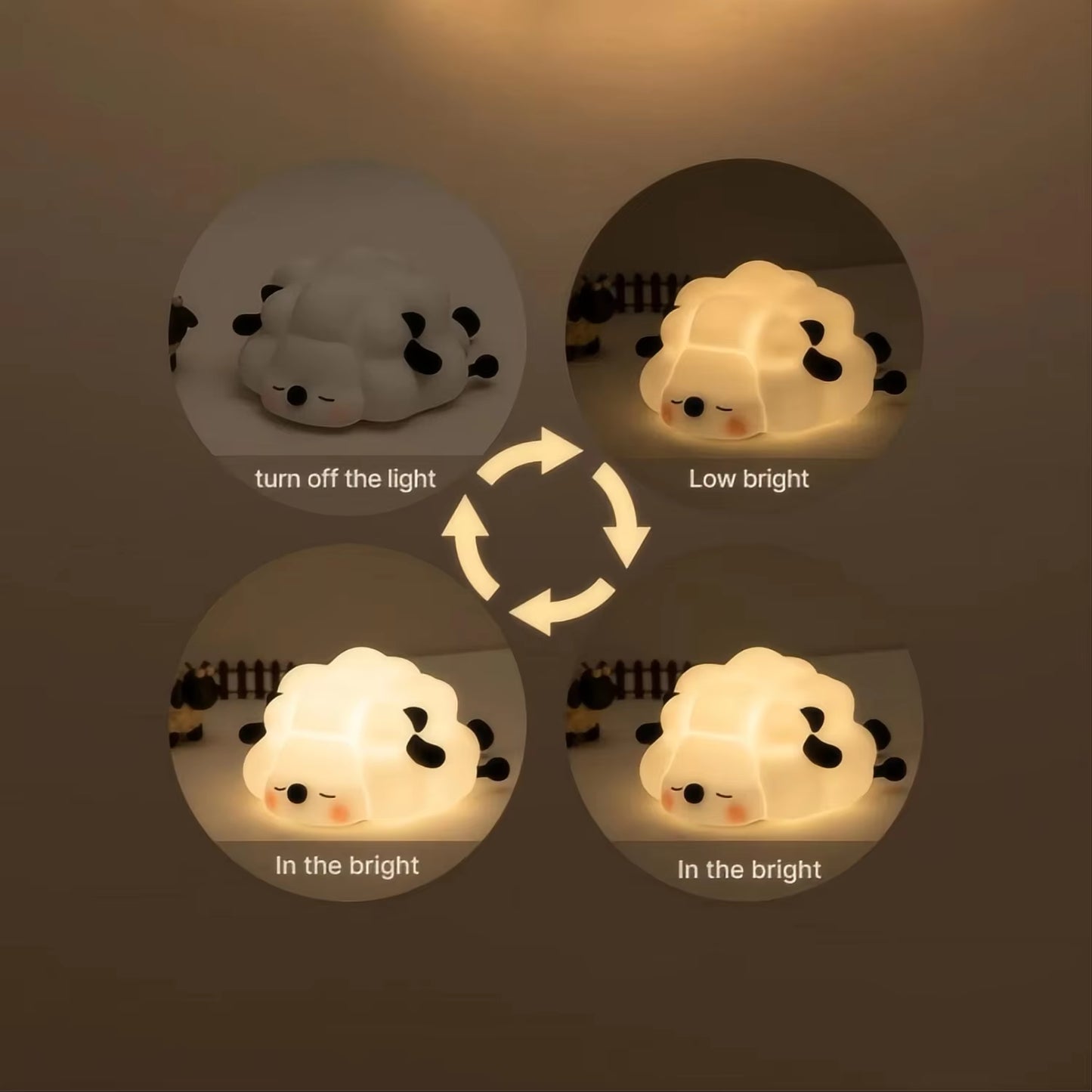 DreamLite Soft Silicone Night Light
