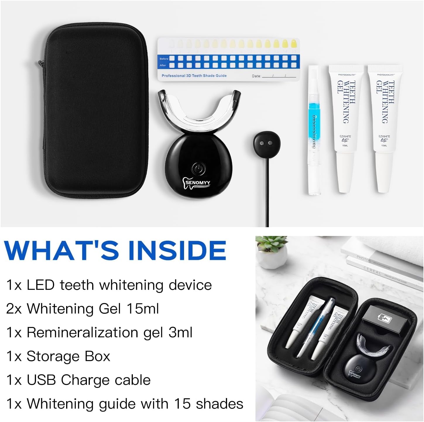GlowBeam LED Teeth Whitening Kit