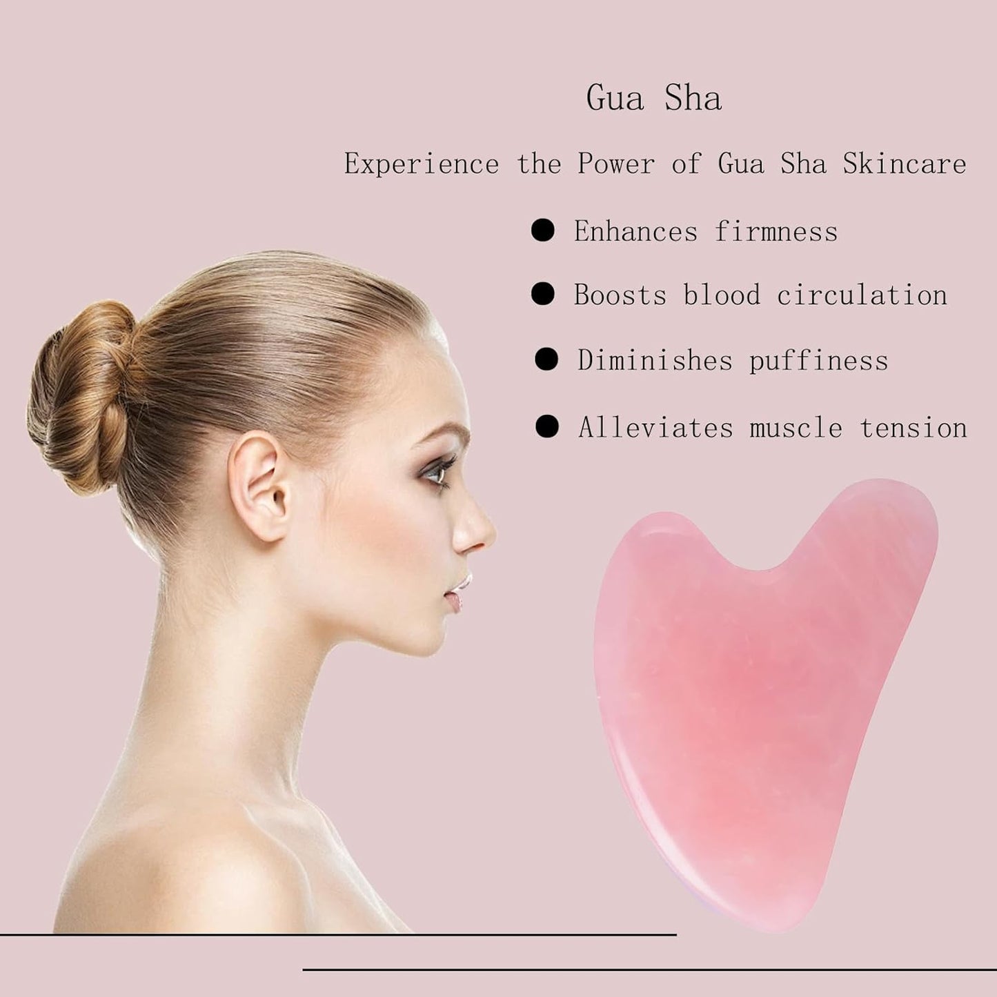 RoseGlow Gua Sha Massage Tool